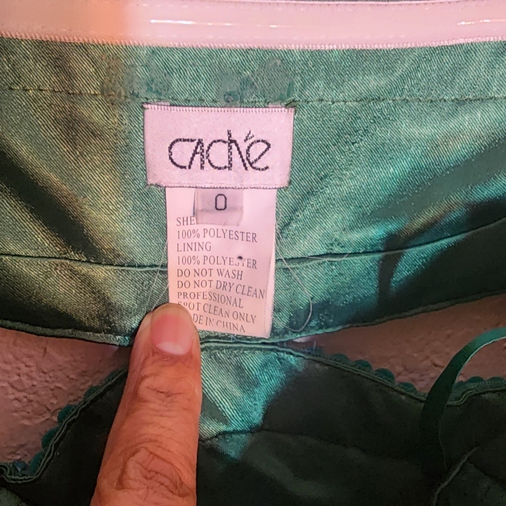 Cache Green Prom Dress - Picture 2 of 10